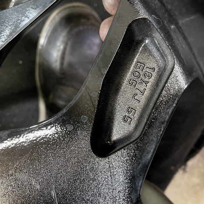 18" XV CROSSTREK 18 18x7 alloy w/machined face Limited dark gray Original OEM Wheel Rim