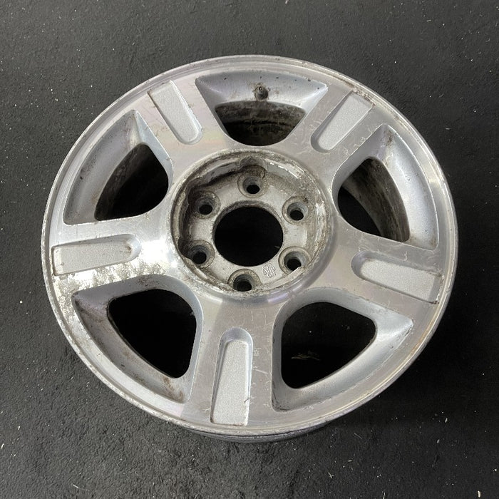 17" EXPEDITION 03 17x7.5 5 spoke aluminum inserts in spokes Original OEM Wheel Rim