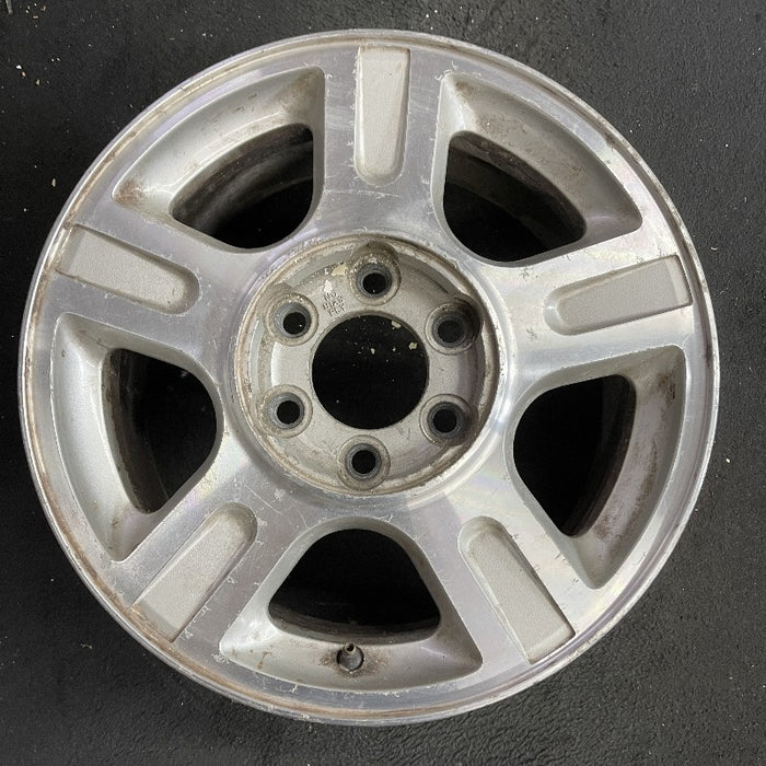 17" EXPEDITION 03 17x7.5 5 spoke aluminum inserts in spokes Original OEM Wheel Rim