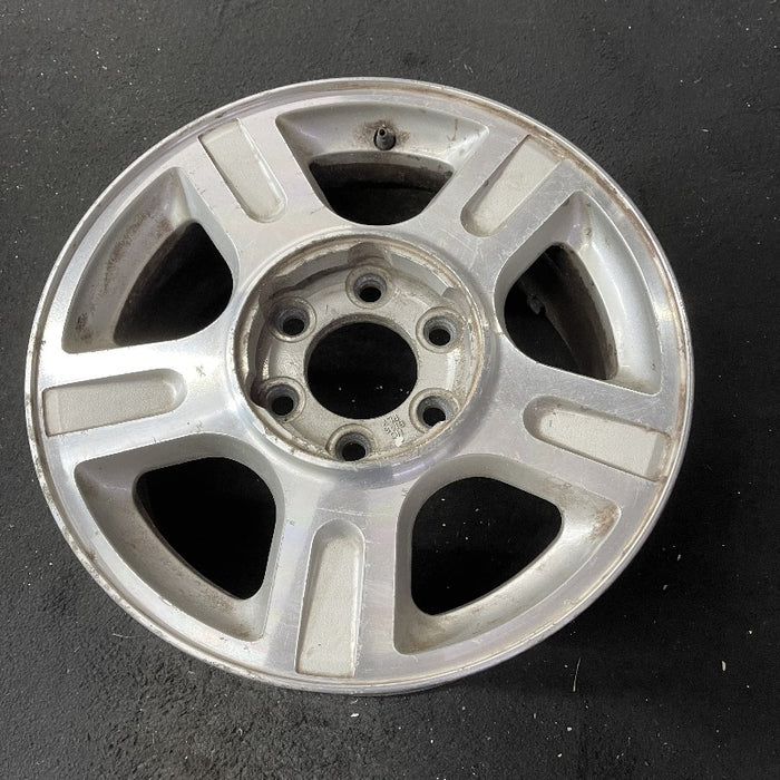 17" EXPEDITION 03 17x7.5 5 spoke aluminum inserts in spokes Original OEM Wheel Rim