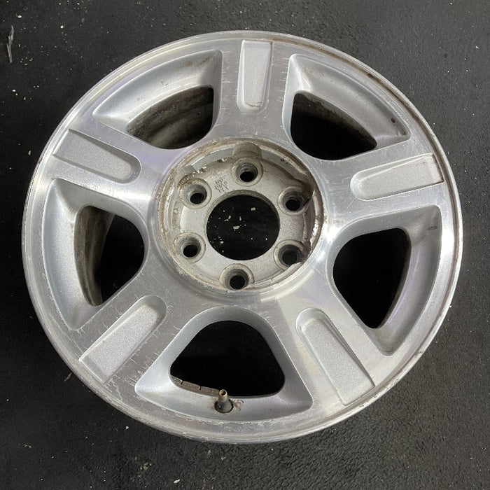 17" EXPEDITION 03 17x7.5 5 spoke aluminum inserts in spokes Original OEM Wheel Rim
