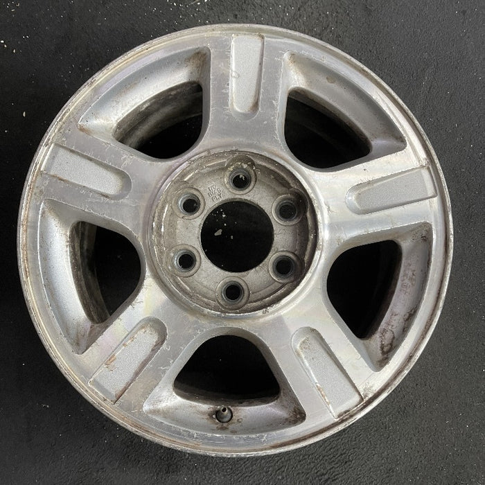 17" EXPEDITION 03 17x7.5 5 spoke aluminum inserts in spokes Original OEM Wheel Rim