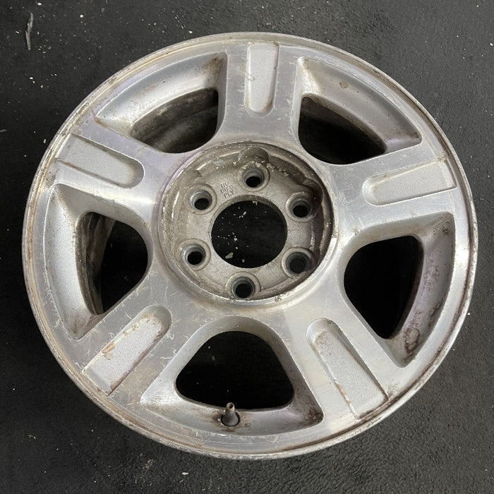 17" EXPEDITION 03 17x7.5 5 spoke aluminum inserts in spokes Original OEM Wheel Rim