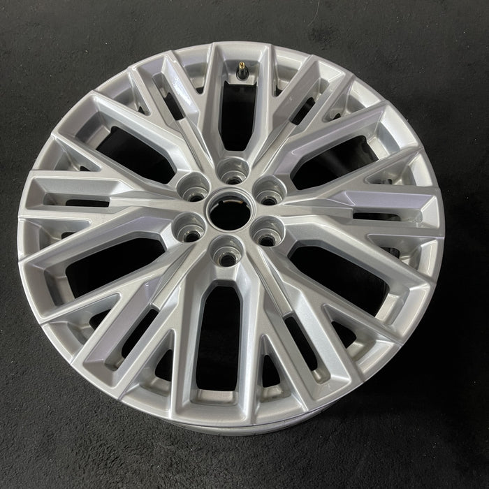 20" ACADIA 24 20x8, silver Original OEM Wheel Rim - Close-Up Detail