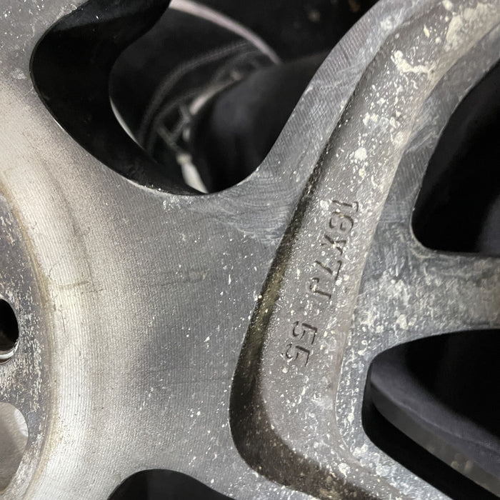 18" XV CROSSTREK 19-20 18x7 , w/machined face, plug-in hybrid Original OEM - Back View