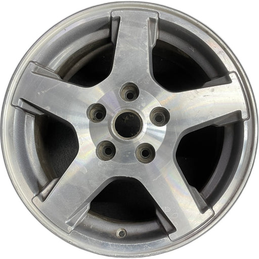 17" GRAND CHEROKEE 05 17x7.5 Limited machined w/ inlay at end of spokes - Front View