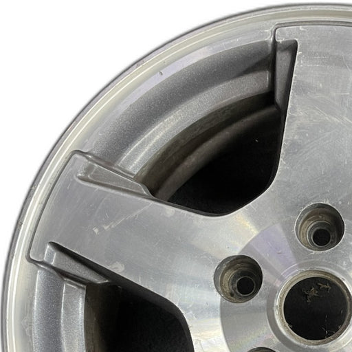 17" GRAND CHEROKEE 05 17x7.5 Limited machined w/ inlay at end of spokes - Angle View