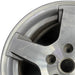 17" GRAND CHEROKEE 05 17x7.5 Limited machined w/ inlay at end of spokes - Angle View