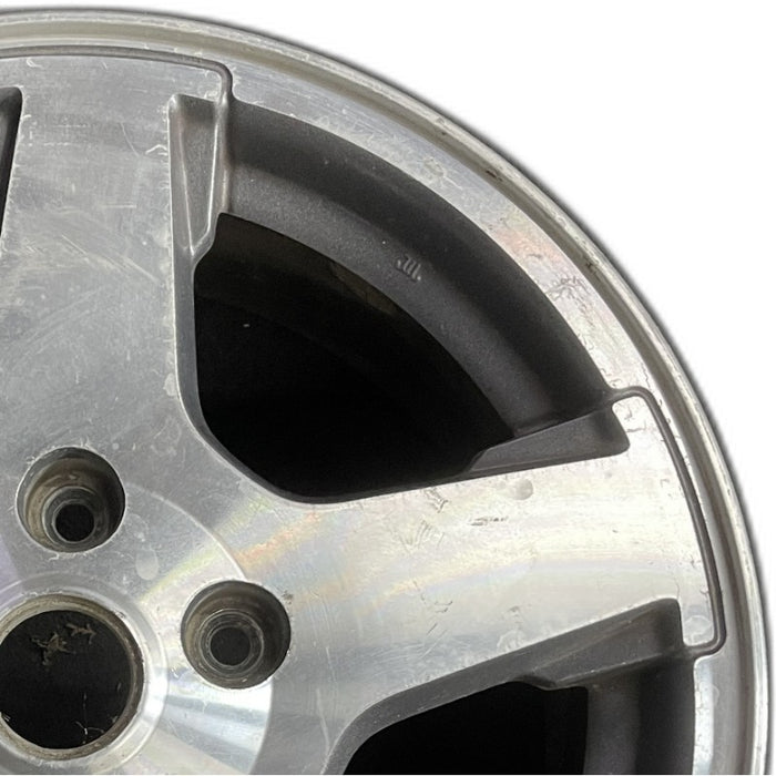 17" GRAND CHEROKEE 05 17x7.5 Limited machined w/ inlay at end of spokes - Side Profile
