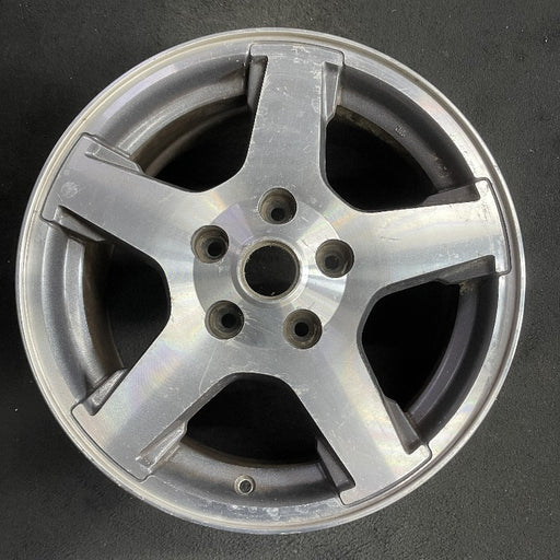 17" GRAND CHEROKEE 05 17x7.5 Limited machined w/ inlay at end of spokes - Front View