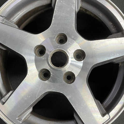 17" GRAND CHEROKEE 05 17x7.5 Limited machined w/ inlay at end of spokes - Angle View