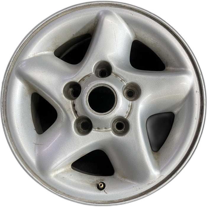 16" DODGE 1500 PICKUP 96-97 16x7, aluminum Original OEM Wheel Rim - Front View