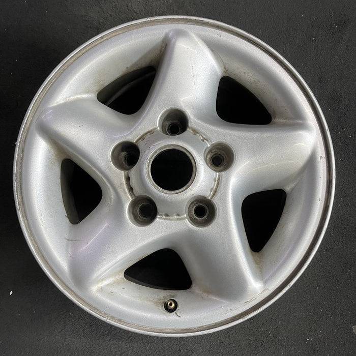 16" DODGE 1500 PICKUP 96-97 16x7, aluminum Original OEM Wheel Rim - Angle View
