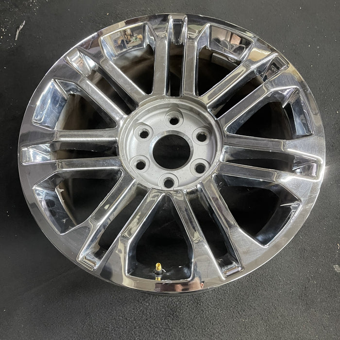 20" ESCALADE 15-20 20x9, Original OEM Wheel Rim - Side Profile