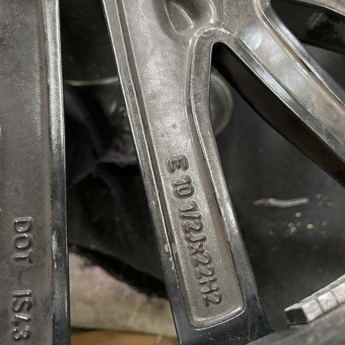 22" BMW X5 21-24 22x10.5 15 spoke black Original OEM Wheel Rim