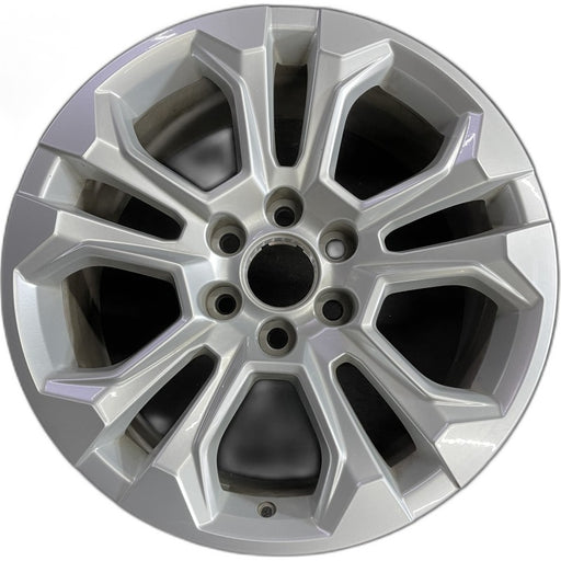 20" SILVERADO 1500 PICKUP 22 20x9 10 spoke opt RHO Original OEM Wheel Rim - Front View
