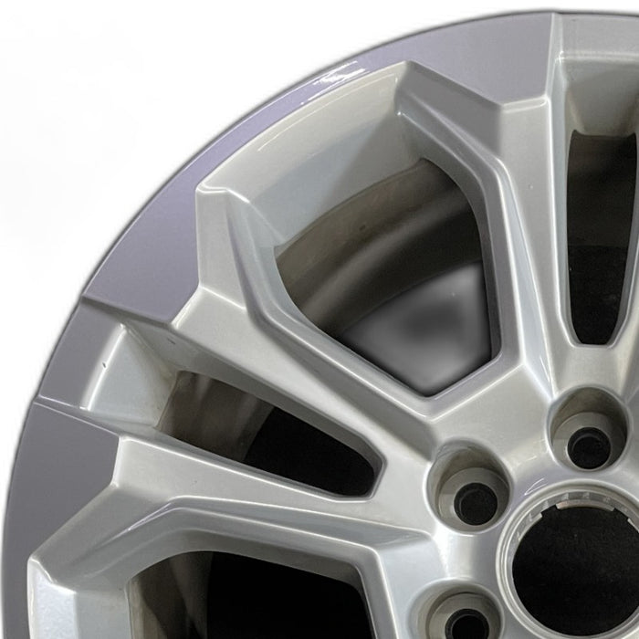 20" SILVERADO 1500 PICKUP 22 20x9 10 spoke opt RHO Original OEM Wheel Rim - Angle View