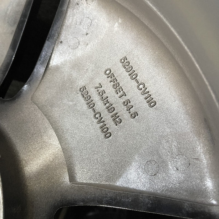 19" EV6 22-24 19x7.5 alloy black inlay Original OEM Wheel Rim