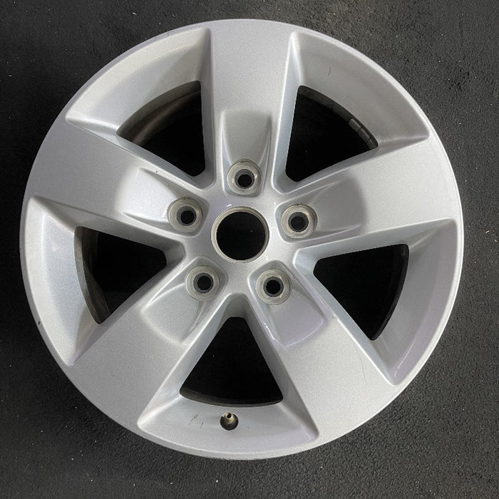 17" DODGE 1500 PICKUP 13-18 17x7 aluminum 5 spoke silver opt WFE Original OEM Wheel Rim