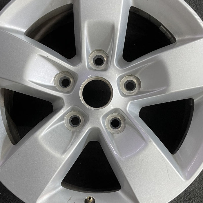 17" DODGE 1500 PICKUP 13-18 17x7 aluminum 5 spoke silver opt WFE Original OEM Wheel Rim