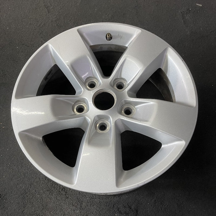 17" DODGE 1500 PICKUP 13-18 17x7 aluminum 5 spoke silver opt WFE Original OEM Wheel Rim