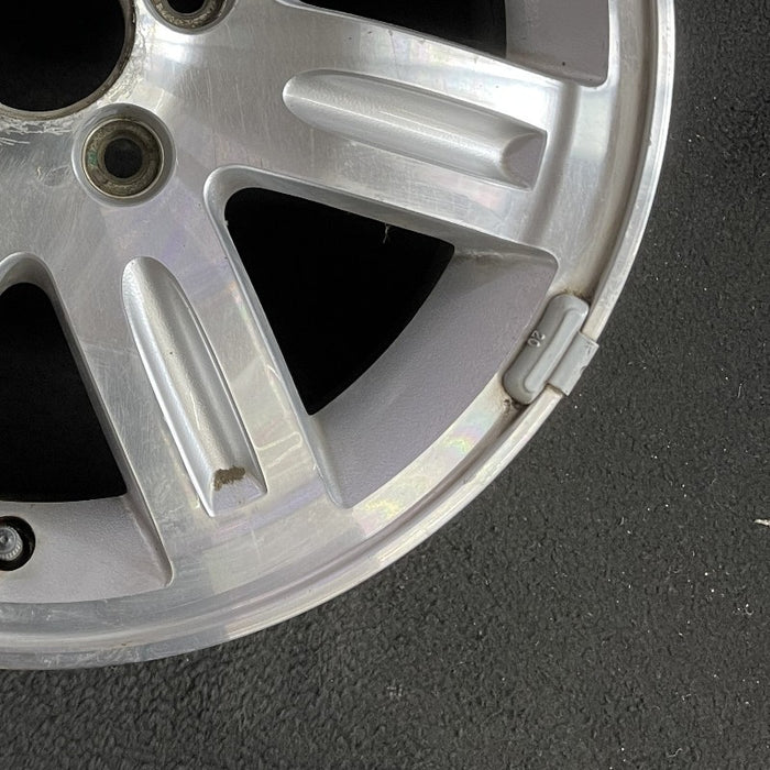 16" CR-V 05-06 16x6.5 alloy 7 spoke Original OEM Wheel Rim - Back View