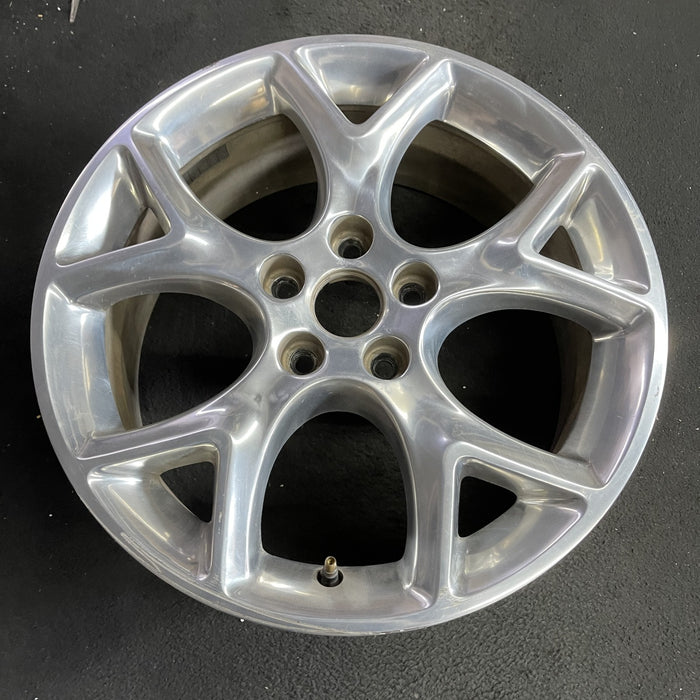 17" FOCUS 12-14 17x7 , 5 spoke, , polished Original OEM Wheel Rim - Side Profile