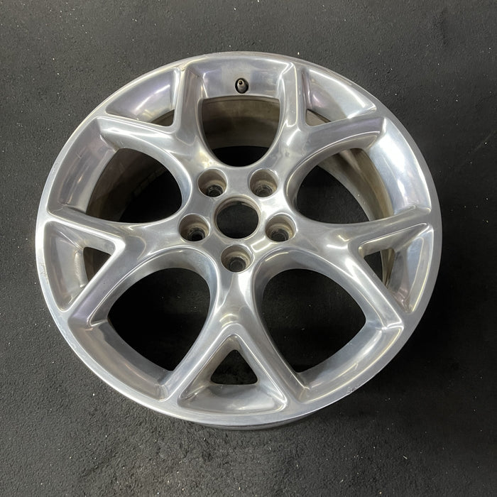 17" FOCUS 12-14 17x7 , 5 spoke, , polished Original OEM Wheel Rim - Close-Up Detail