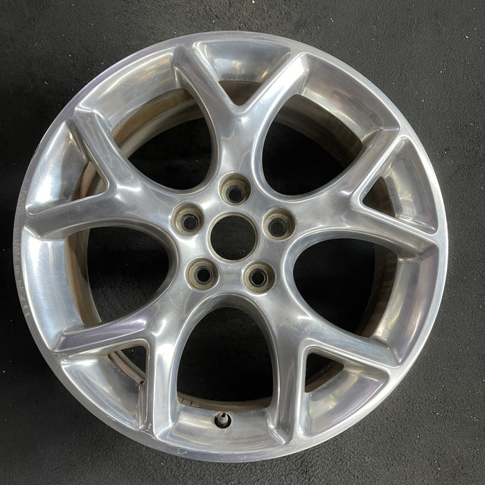 17" FOCUS 12-14 17x7 , 5 spoke, , polished Original OEM Wheel Rim - Angle View