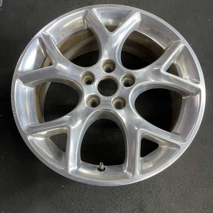 17" FOCUS 12-14 17x7 , 5 spoke, , polished Original OEM Wheel Rim - Side Profile