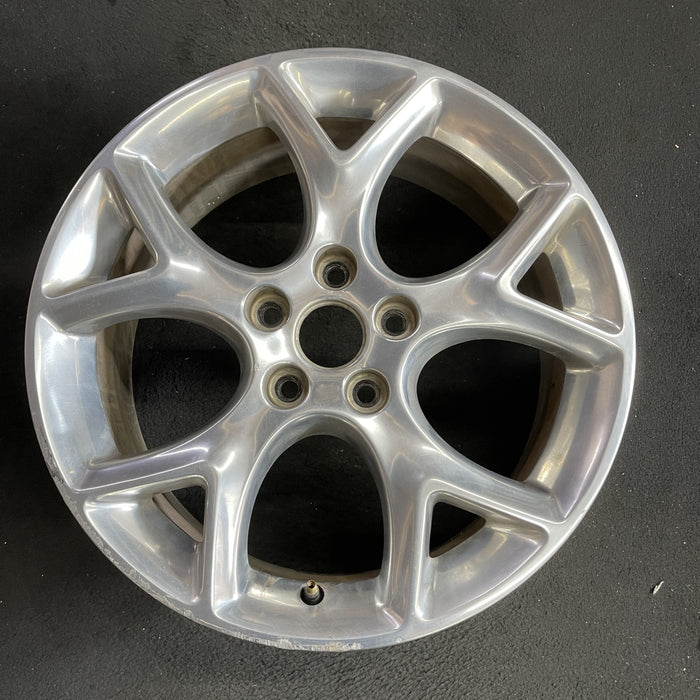 17" FOCUS 12-14 17x7 , 5 spoke, , polished Original OEM Wheel Rim - Angle View