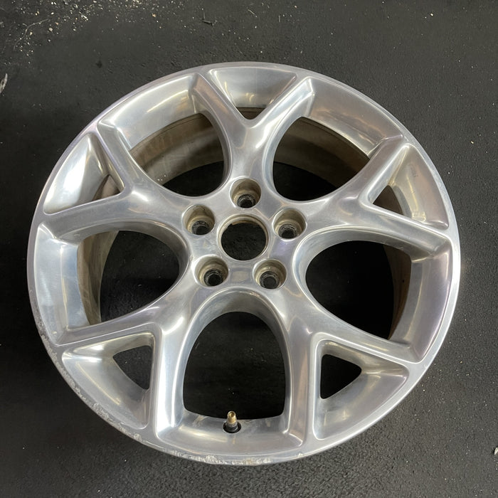 17" FOCUS 12-14 17x7 , 5 spoke, , polished Original OEM Wheel Rim - Side Profile