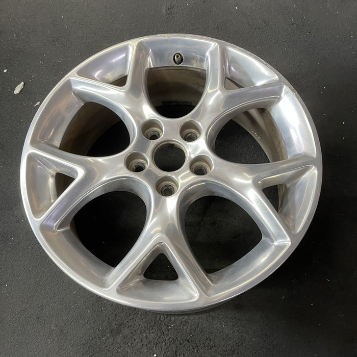 17" FOCUS 12-14 17x7 , 5 spoke, , polished Original OEM Wheel Rim - Close-Up Detail