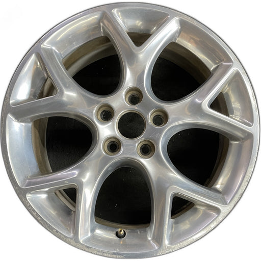17" FOCUS 12-14 17x7 , 5 spoke, , polished Original OEM Wheel Rim - Front View