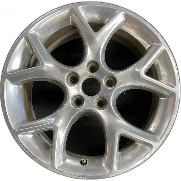 17" FOCUS 12-14 17x7 , 5 spoke, , polished Original OEM Wheel Rim - Front View