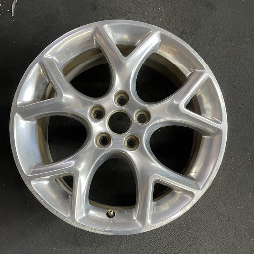 17" FOCUS 12-14 17x7 , 5 spoke, , polished Original OEM Wheel Rim - Angle View