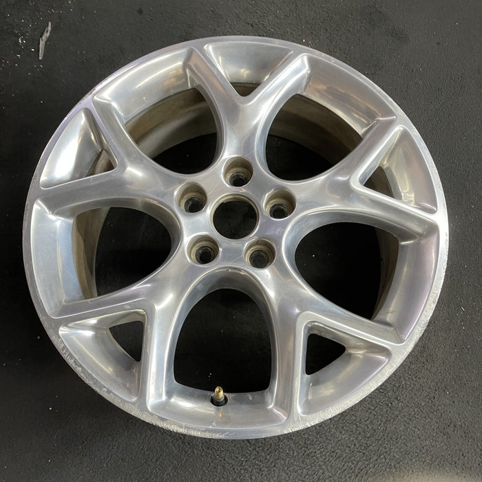 17" FOCUS 12-14 17x7 , 5 spoke, , polished Original OEM Wheel Rim - Side Profile