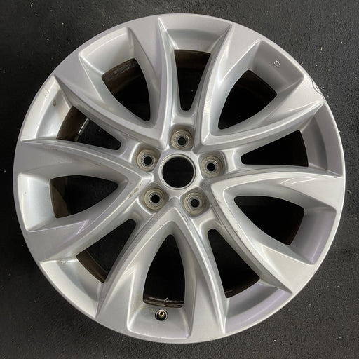 19" MAZDA CX-5 13-15 aluminum, 19x7, Original OEM Wheel Rim - Angle View