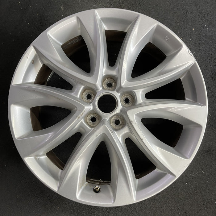 19" MAZDA CX-5 13-15 aluminum, 19x7, Original OEM Wheel Rim - Angle View
