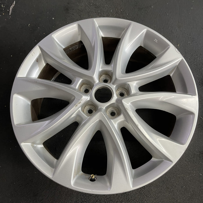19" MAZDA CX-5 13-15 aluminum, 19x7, Original OEM Wheel Rim - Side Profile