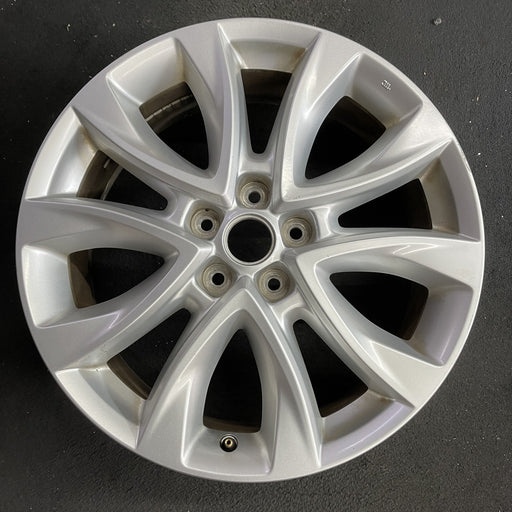 19" MAZDA CX-5 13-15 aluminum, 19x7, Original OEM Wheel Rim - Angle View