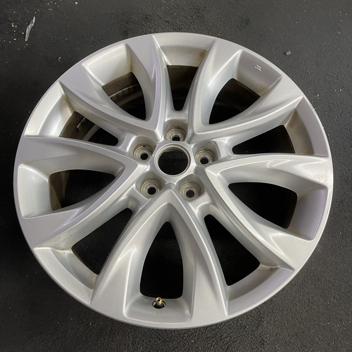 19" MAZDA CX-5 13-15 aluminum, 19x7, Original OEM Wheel Rim - Side Profile