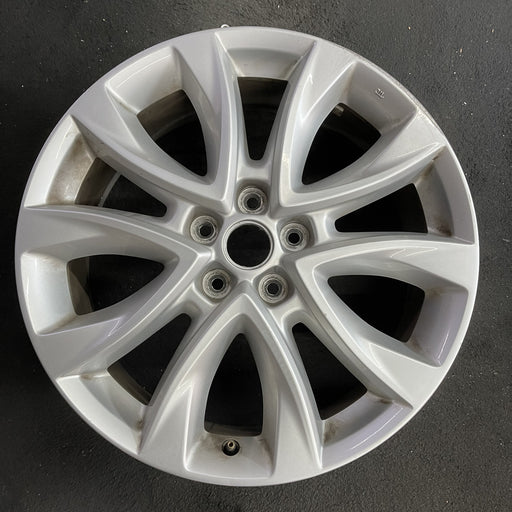 19" MAZDA CX-5 13-15 aluminum, 19x7, Original OEM Wheel Rim - Angle View