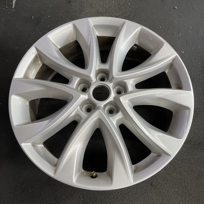 19" MAZDA CX-5 13-15 aluminum, 19x7, Original OEM Wheel Rim - Side Profile