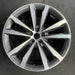 20" F-PACE 17-19 20x8.5 , 5 double spoke, w/notched spoke, machined face - Angle View