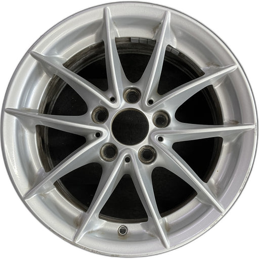 16" BMW 323i 08-11 16x7, alloy, 5 spoke, V spoke, narrow spoke Original OEM - Front View