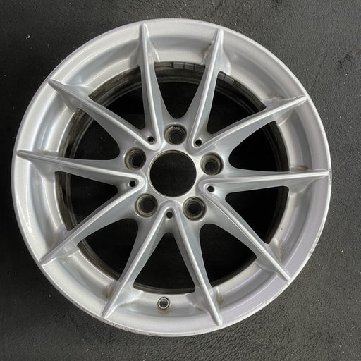16" BMW 323i 08-11 16x7, alloy, 5 spoke, V spoke, narrow spoke Original OEM - Angle View