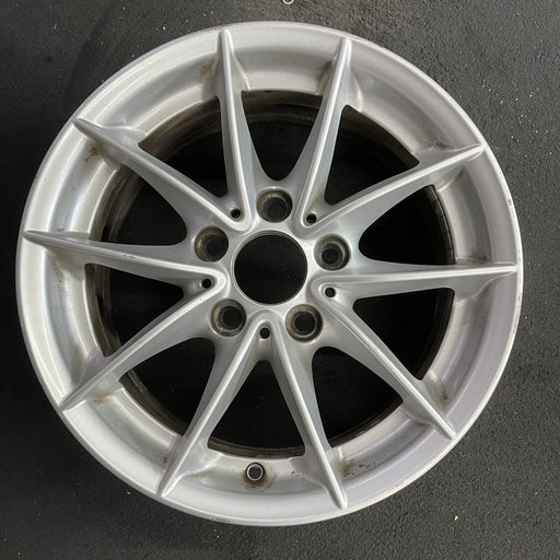 16" BMW 323i 08-11 16x7, alloy, 5 spoke, V spoke, narrow spoke Original OEM - Angle View