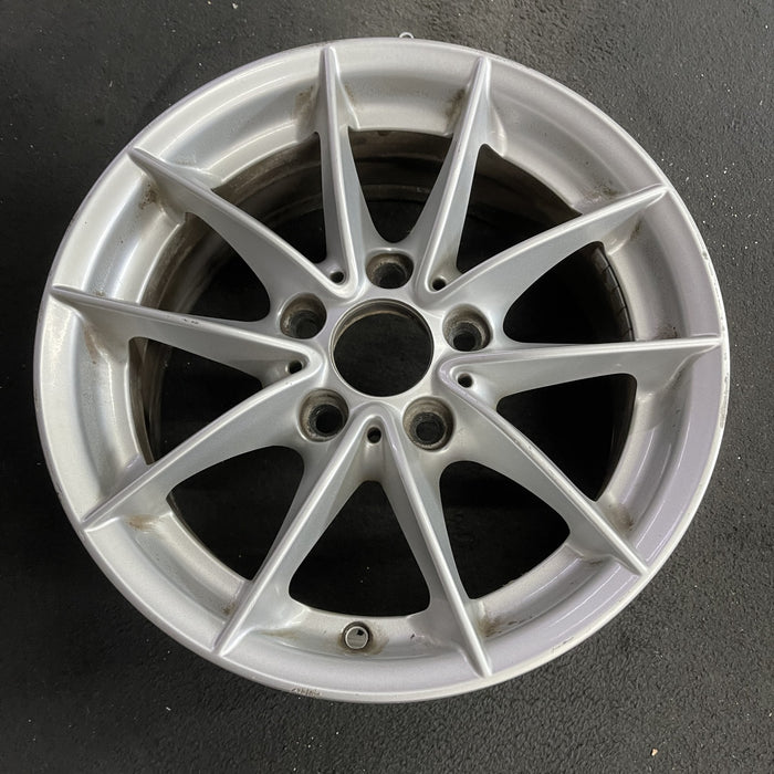 16" BMW 323i 08-11 16x7, alloy, 5 spoke, V spoke, narrow spoke Original OEM - Side Profile
