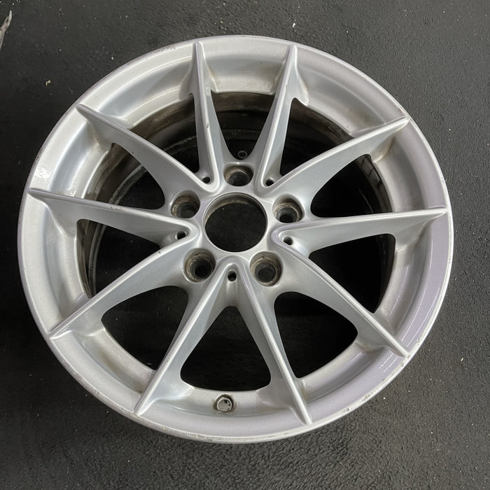 16" BMW 323i 08-11 16x7, alloy, 5 spoke, V spoke, narrow spoke Original OEM - Side Profile